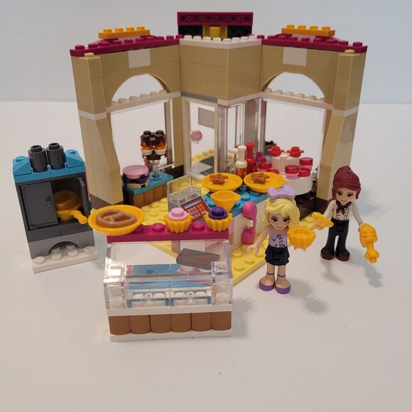 LEGO Friends Downtown Bakery Set 41006 Complete 2 Minifigures & Instructions - Picture 3 of 5